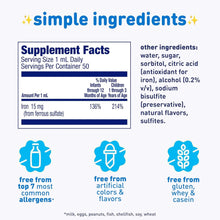 Enfamil Fer-In-Sol Iron Supplement Drops for Infants & Toddlers, Supports Brain Development, 50 mL Dropper Bottle Enfamil