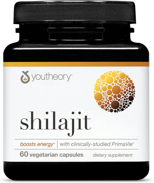 Youtheory Shilajit, 500 mg - 60 Capsules