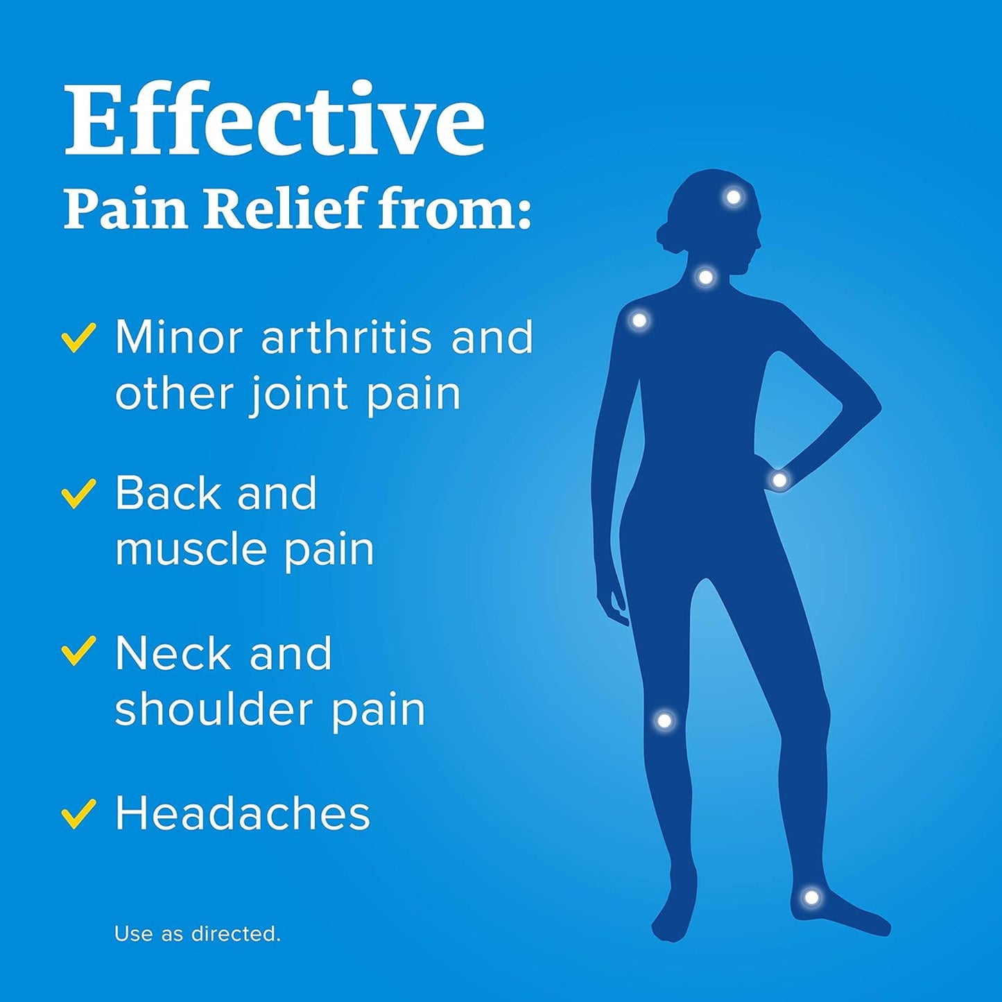 Aleve Soft Grip Arthritis Cap Pain Reliever/Fever Reducer Naproxen Sodium Caplets, 220 mg, 24 ct