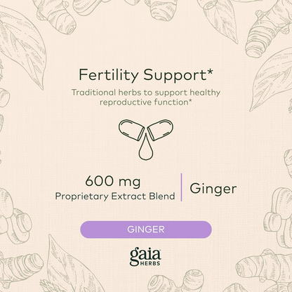 Gaia Herbs Fertility Support - Fertility Supplements & Hormone Balance for Women - 60 Vegan Liquid Phyto-Capsules (30 Servings)