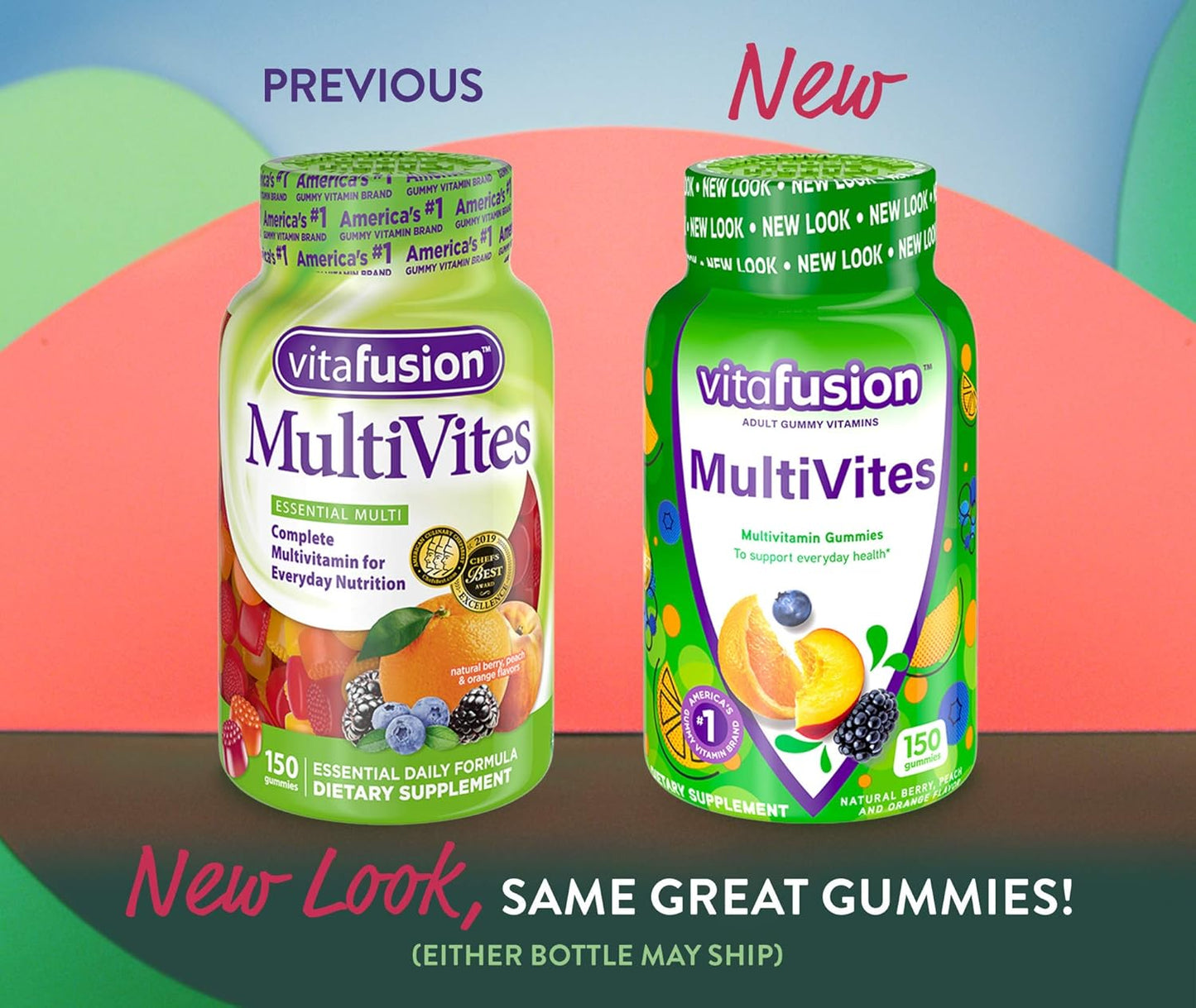 Vitafusion MultiVites Gummy Vitamins, 70ct