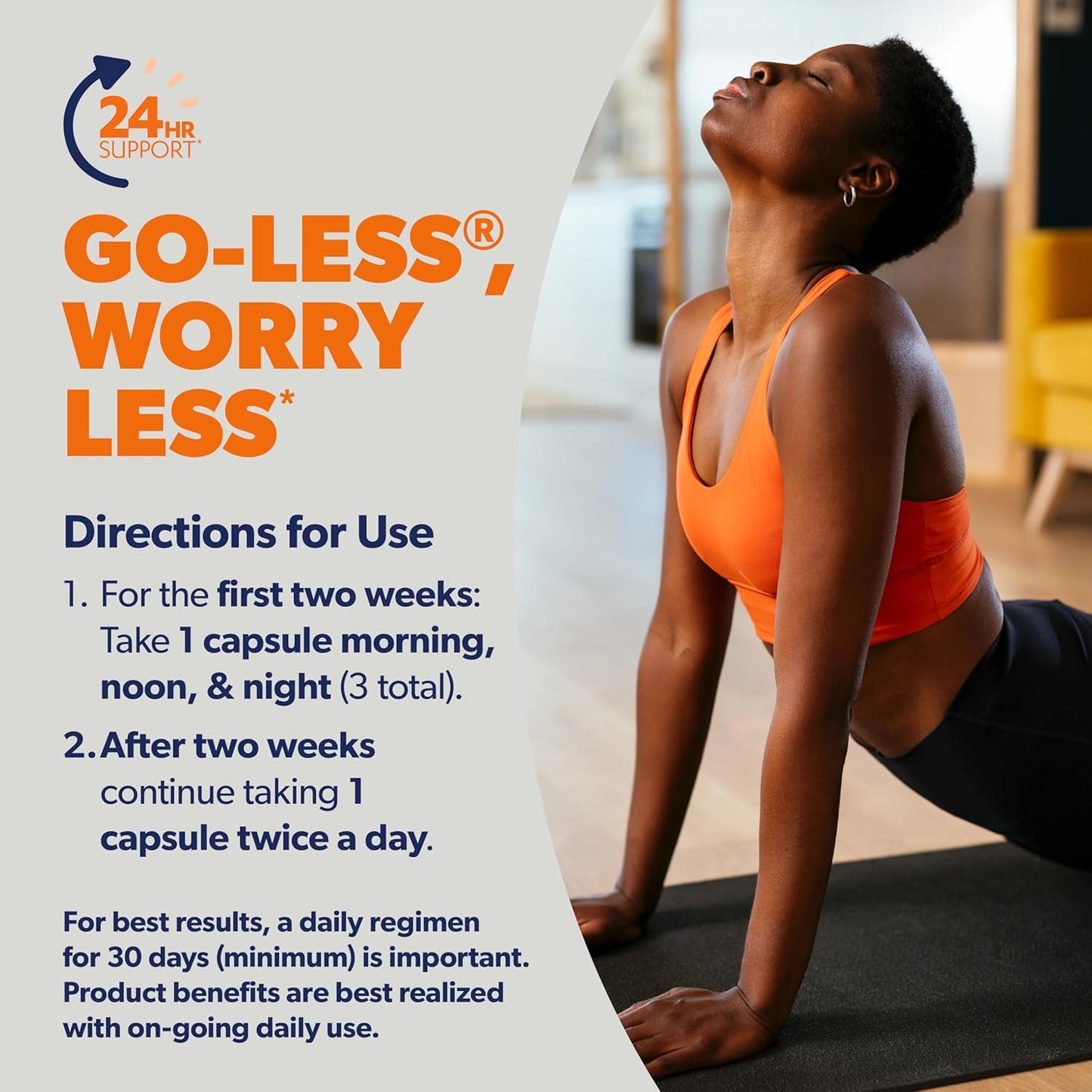 AZO Bladder Control with Go-Less Daily Supplement - 72 Capsules