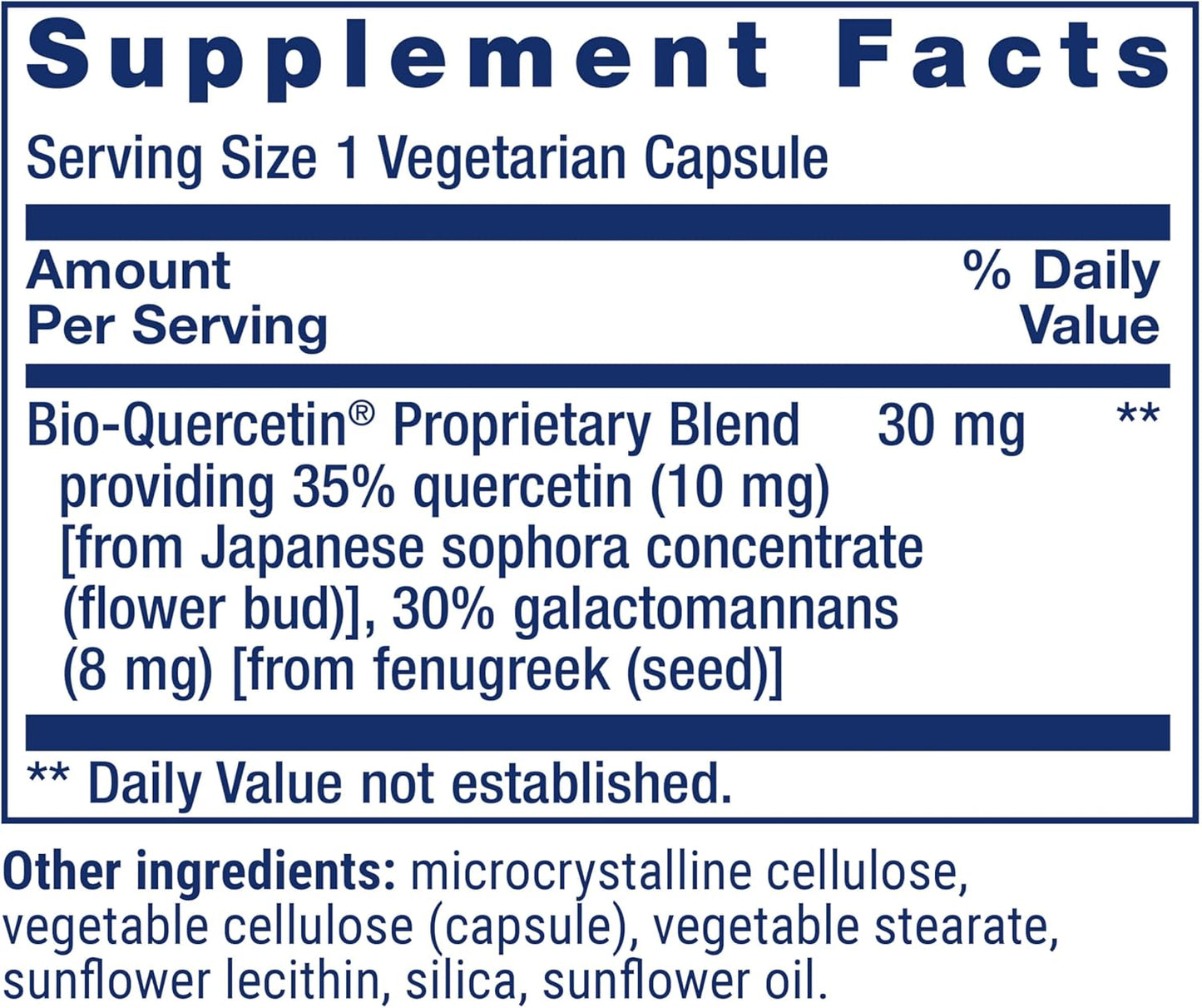 Life Extension, Bio-Quercetin, 30 Vegetarian Capsules