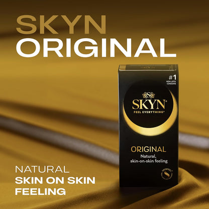 SKYN Non-Latex Lubricated Condoms, 12 Count