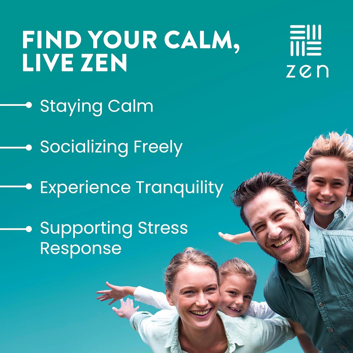 WellPath Zen Stress Relief Supplement + Mood Support | Calm, Stress & Energy Support - 60 Ct