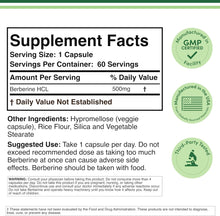 Double Wood Berberine Supplement 500mg, 60 Capsules Double Wood