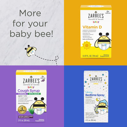 Zarbee's Baby Nighttime Cough Syrup + Immune, 2 fl oz