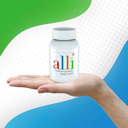 Alli Orlistat Weight Loss Supplement Capsules Starter Pack, 60 Mg, 60 Ct