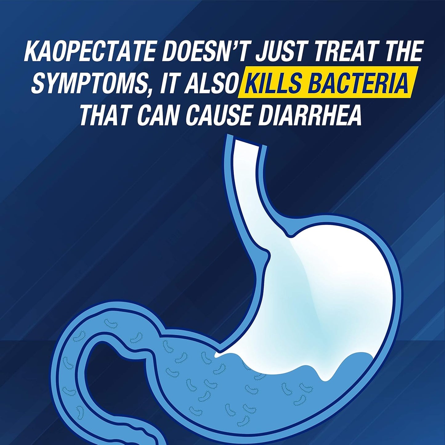 Kaopectate Multi-Symptom Anti-Diarrheal & Upset Stomach Reliever, 42 Caplets