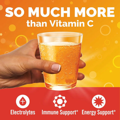 Emergen-C 1000Mg Vitamin C Powder for Immune Support Super Orange - 60 Ct Emergen-C