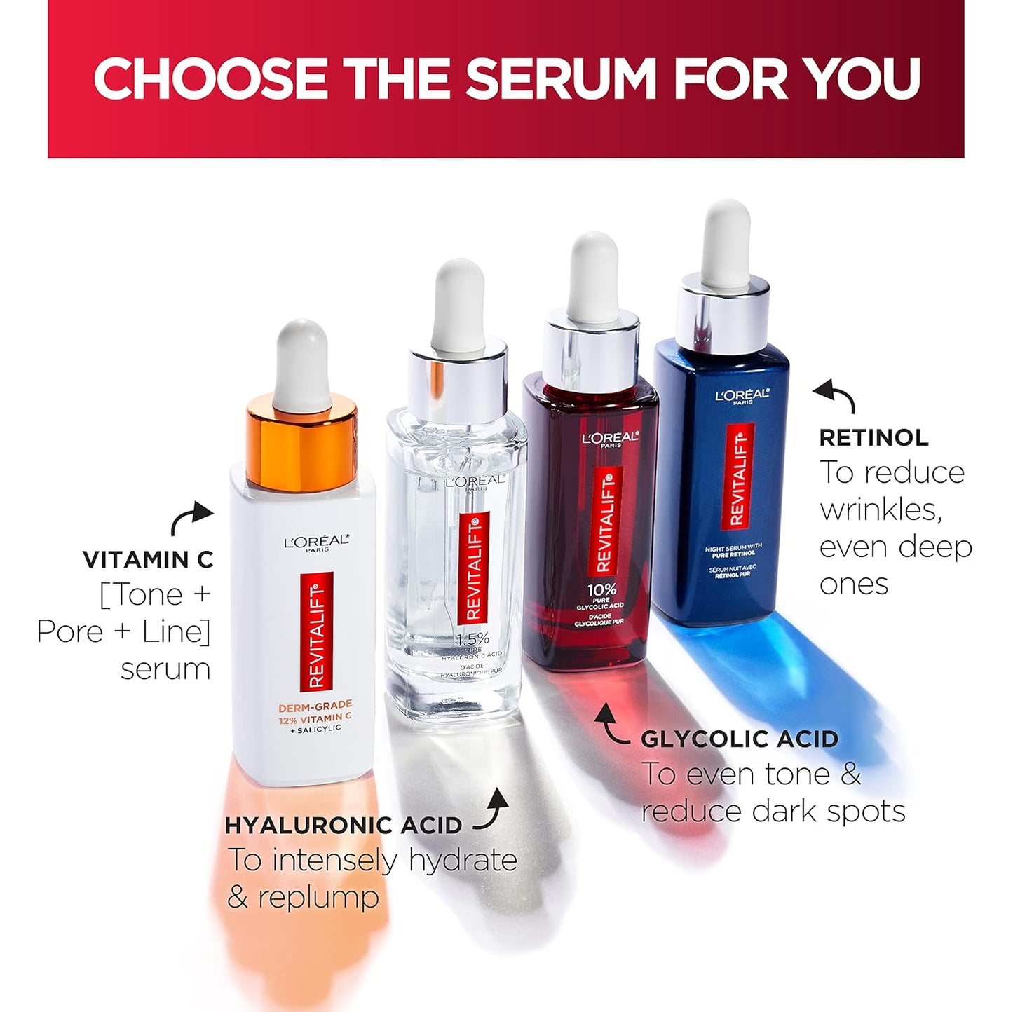 L'Oreal Paris Revitalift 12 Percent Vitamin C, and E, and Salicylic Serum, 1.01 fl oz