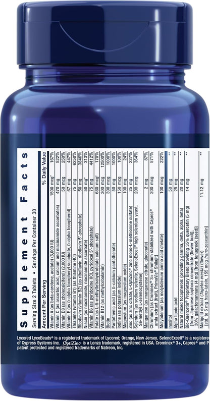 Life Extension, Two-Per-Day Multivitamin, 60  Tablets
