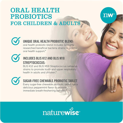 NatureWise Oral Health Probiotics, 50 Count