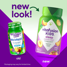 Vitafusion Kids Melatonin Gummy Supplements, Tropical Peach Flavored Sleep Support Supplements (1), 50 Count vitafusion