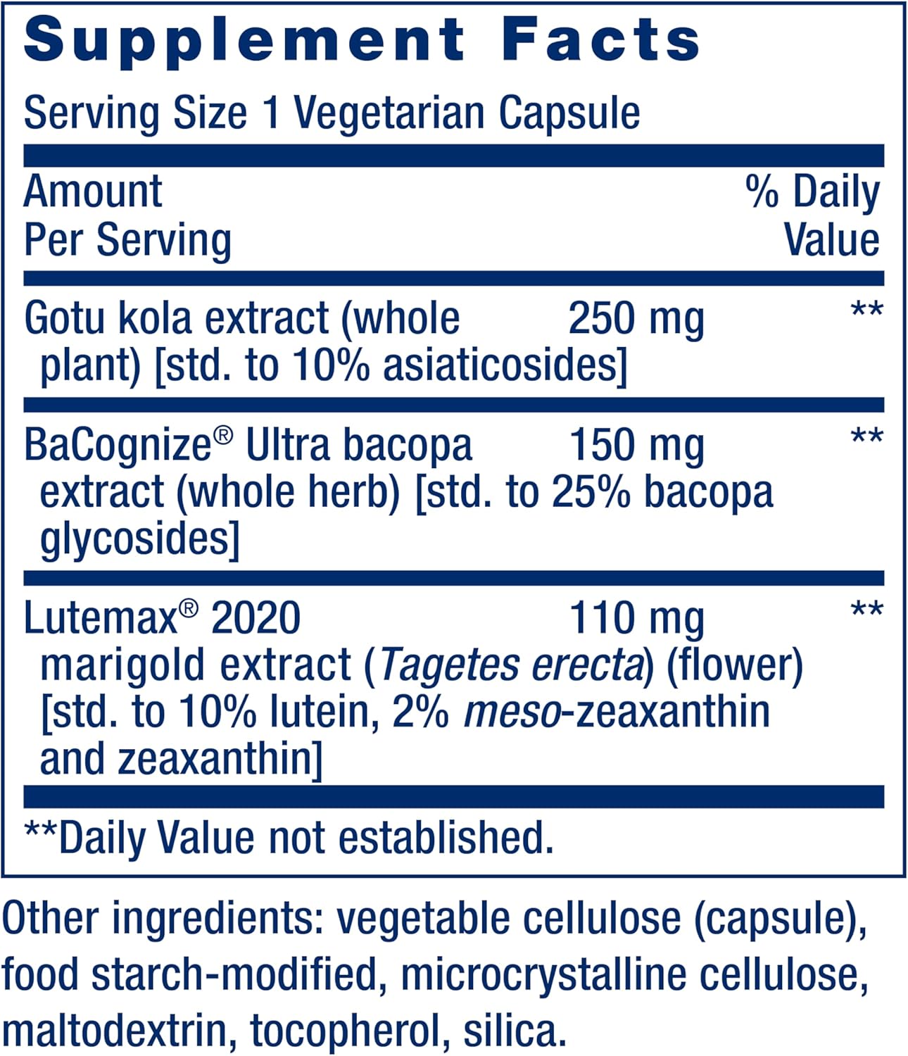 Life Extension, Quick Brain Nootropic, 30 Vegetarian Capsules
