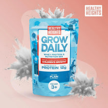 Healthy Height Grow Daily 3 Protein Powder (Plain) - Developed by Pediatricians - High in Protein Nutritional Shake - Contains Key Vitamins & Minerals Healthy Heights