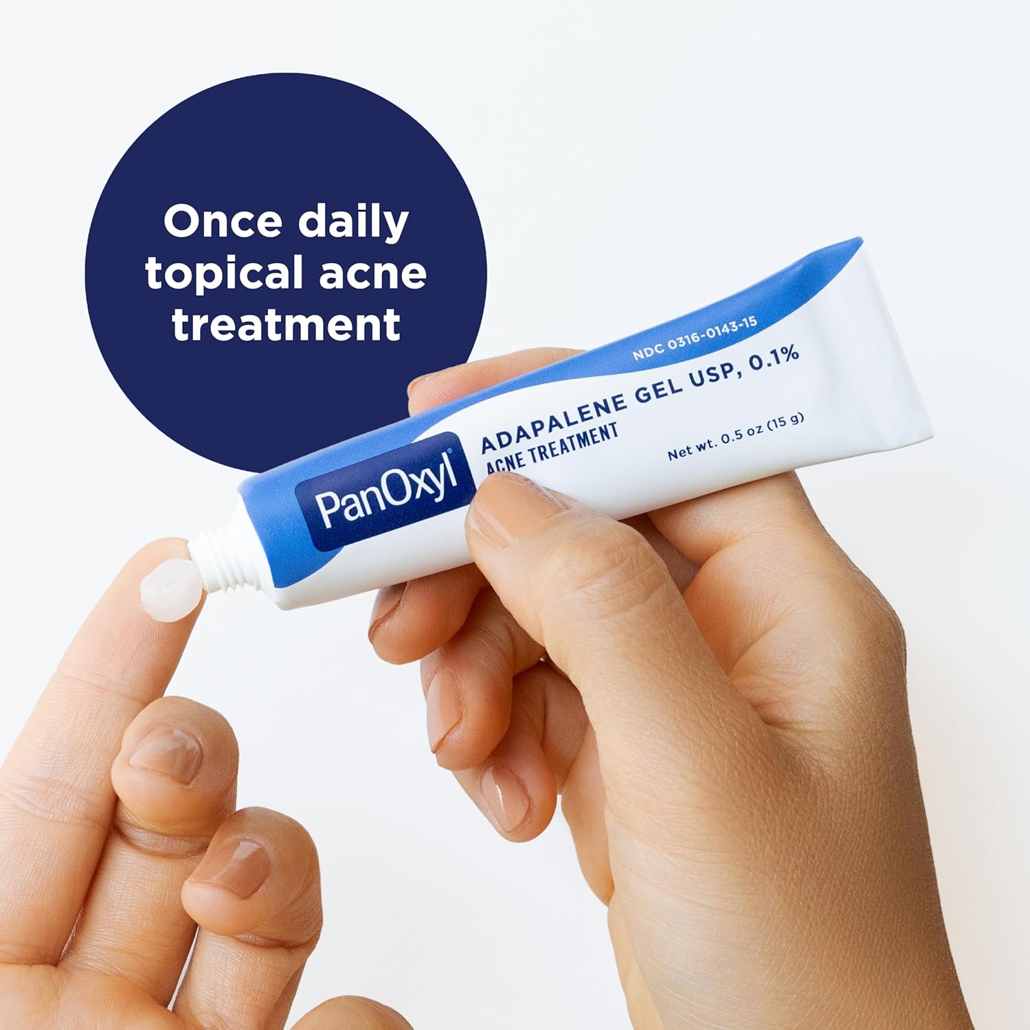 PanOxyl Adapalene 0.1% Leave-On Gel, 30 Day  Supply, 0.5 oz Panoxyl