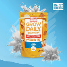 Healthy Heights Grow Daily Boys 10+ Shake Mix Bag Protein Powder (Plain) - Developed by Pediatricians - High in Protein Nutritional Shake - Contains Key Vitamins & Minerals Healthy Heights