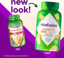 Vitafusion Extra Strength Power C Gummy Vitamins, Tropical Citrus Flavored Immune Support (1) Vitamins, 92 Count vitafusion