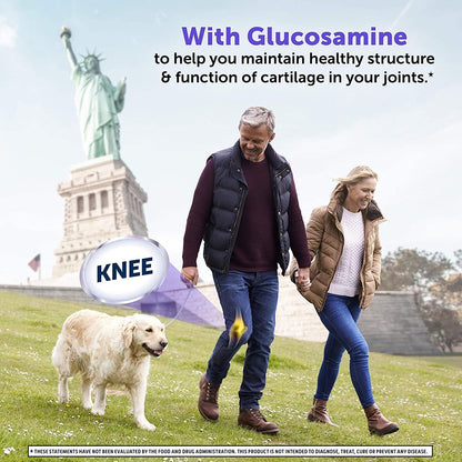 Schiff Glucosamine 2000mg (per serving) + Hyaluronic Acid Tablets (150 count in a bottle), Joint Care Supplement That Helps Support Joint Mobility & Flexibility, Supports The Structure Of Cartilage