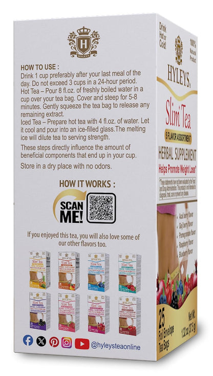 Hyleys Slim Tea - 25 Tea Bags