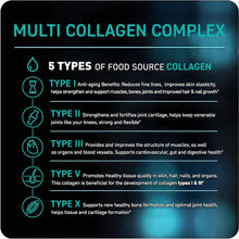 Vital Vitamins Multi Collagen Complex - Type I, II, III, V, X, Grass Fed, Non-GMO, 150 Capsules Vital