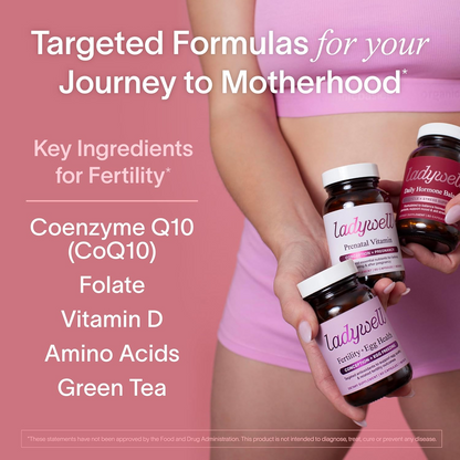 Fertility + Egg Health | Fertility Booster | Ovarian Health, Egg Quality, Ovulation & Healthy Conception Support Supplement, 60 Ct