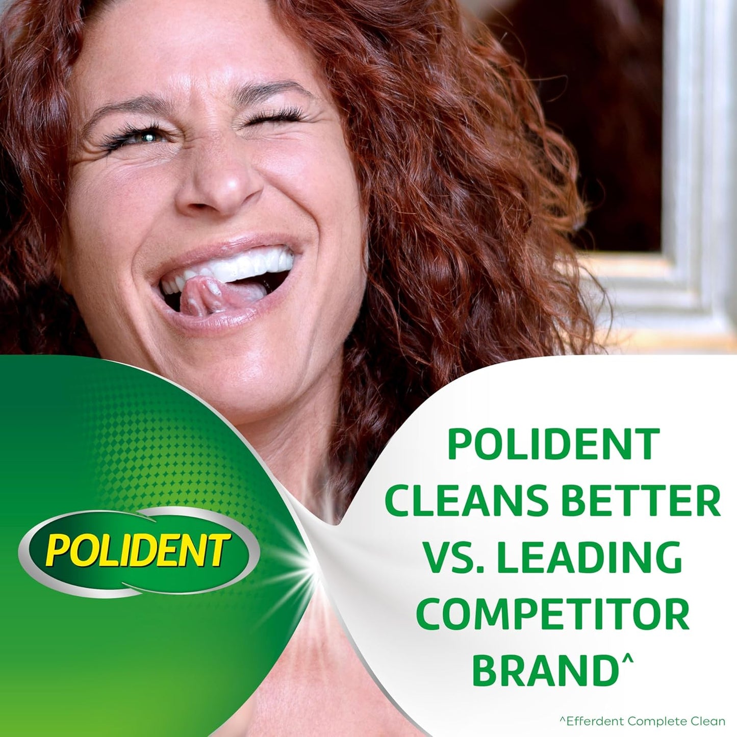 Polident Overnight Whitening Denture Cleanser Tablets - 84 Count