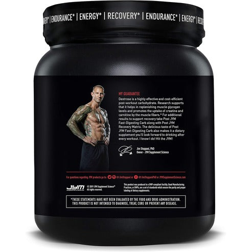 JYM Supplement Science Post Fast-Digesting Carb - Post-Workout Recovery Pure Dextrose | JYM Supplement Science | Mandarin Orange Flavor, 30 Servings, 2.2 Pound, 35.04 Ounce
