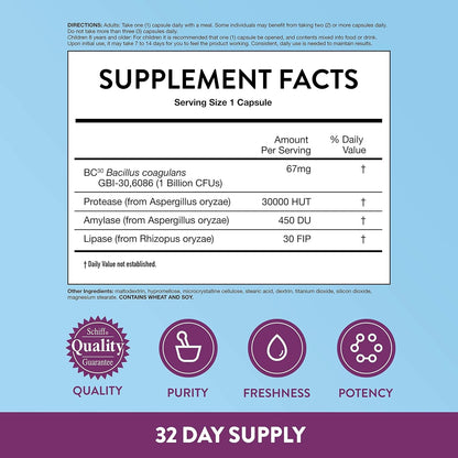Digestive Advantage IBS Probiotics for Digestive Health & Intensive Bowel Support, for Women & Men with Digestive Enzymes, Support for Occasional Bloating & Gut Health, 96ct Capsules