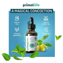 Primal Life Organics - Dirty Mouth Gum Serum, Natural Essential Oils, Promotes Good Breath, Gentle Mouthwash, Supports Good Oral Health, Great On Your Gums, Paleo, Organic, Vegan, Gluten-Free (0.5 oz) Primal Life Organics