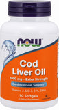 Now Foods Cod Liver Oil Soft Gels, 1000 mg, 90 Count