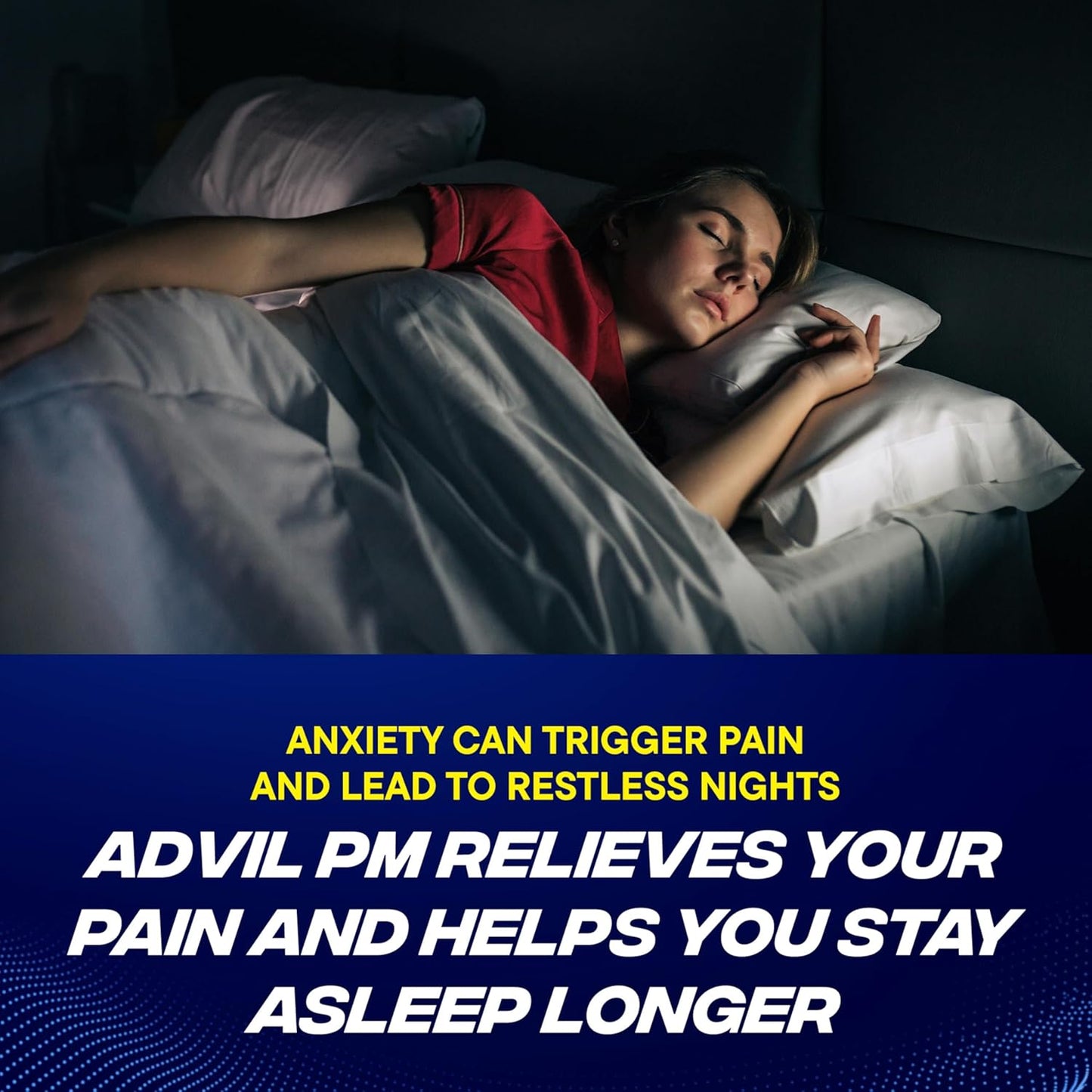 Advil PM Pain Reliever and Nighttime Sleep Aid, Ibuprofen Sleep Aid - 120 Coated Caplets