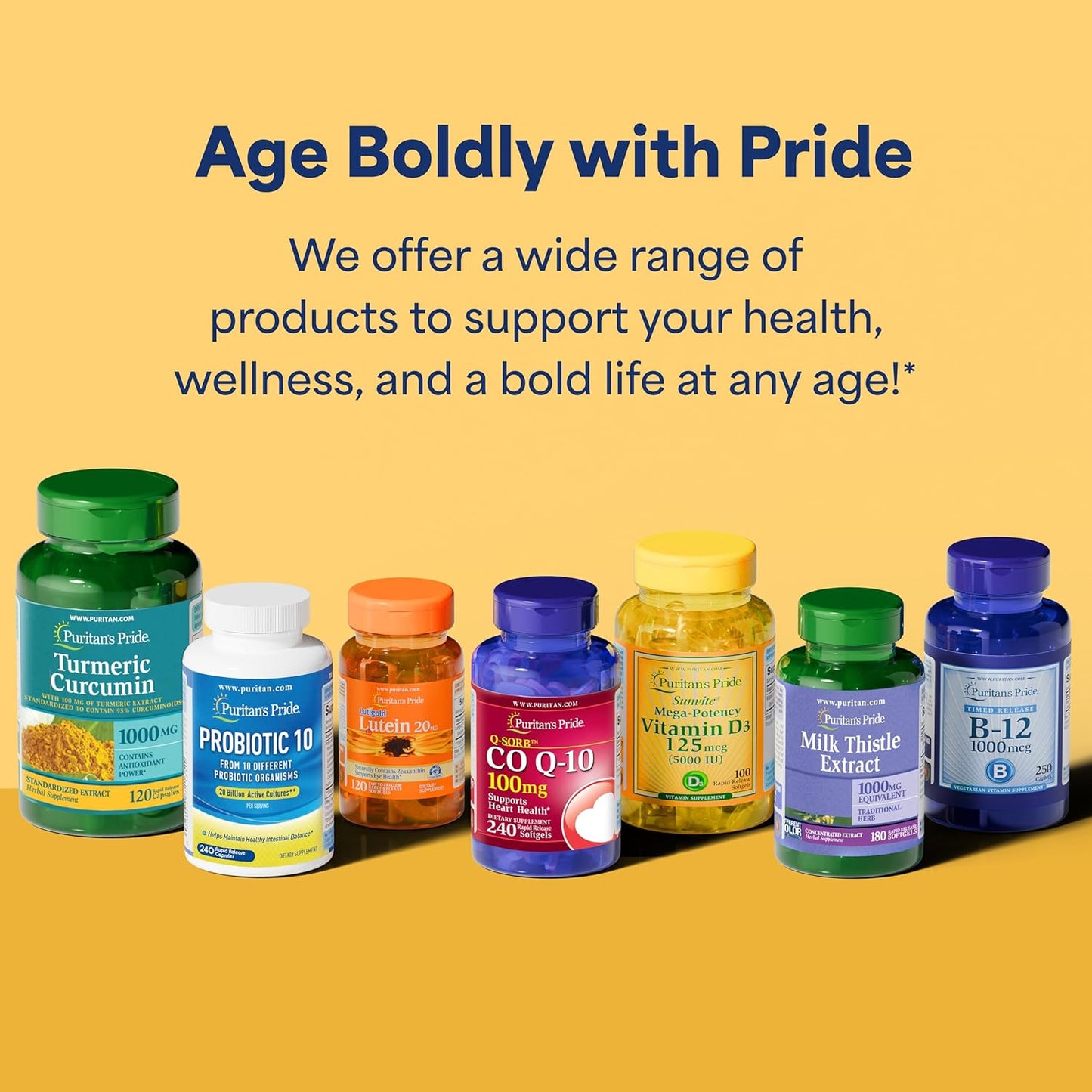 Puritan's Pride Premium Ultra Mega Biotin 10,000mcg, 50 Rapid Release Softgels