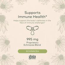 Gaia Herbs Echinacea Supreme - Immune Support Supplement - 60 Vegan Liquid Phyto-Capsules (30-Day Supply) Gaia Herbs