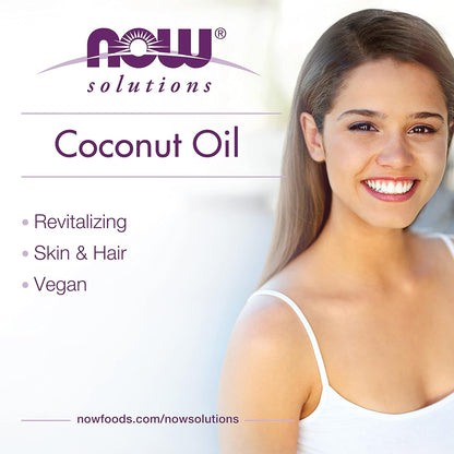 NOW Foods Solution, Liquid Coconut Oil, 4oz