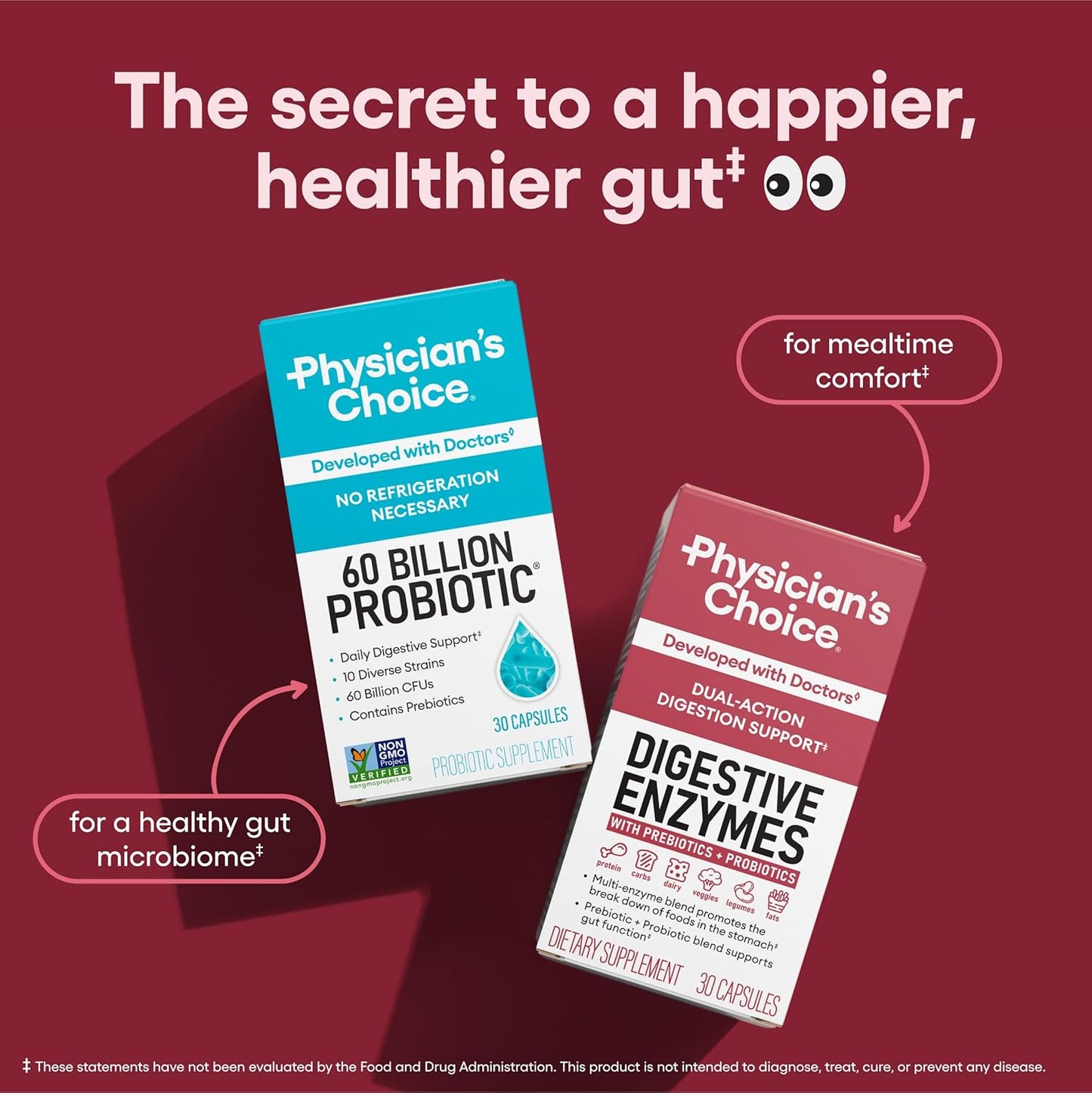 Physician's CHOICE Digestive Enzymes - Multi Enzymes - 30 count