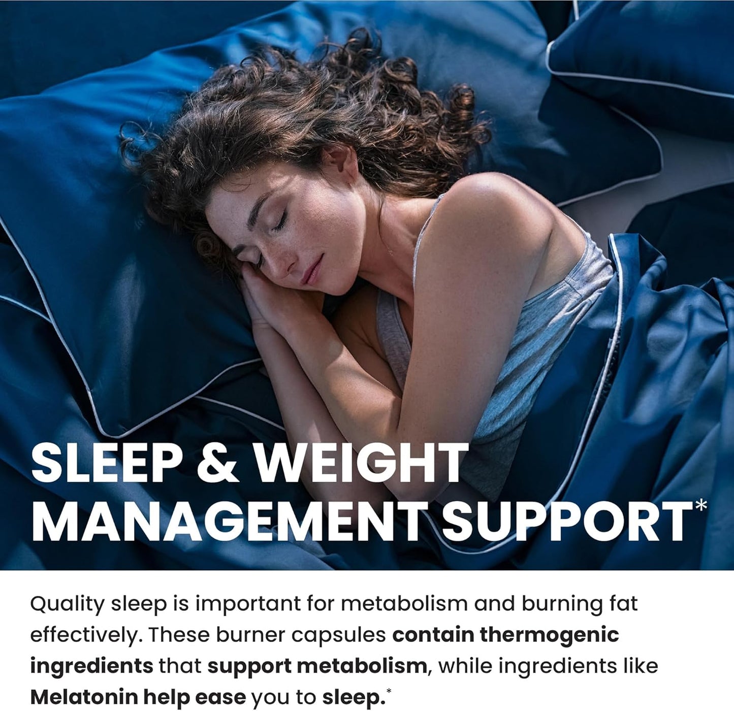 Night Time Fat Burner | Shred Fat While You Sleep | Hunger Suppressant, Carb Blocker & Weight Loss Support Supplements | Burn Belly Fat, Support Metabolism & Fall Asleep Fast | 60 Nighttime Pills