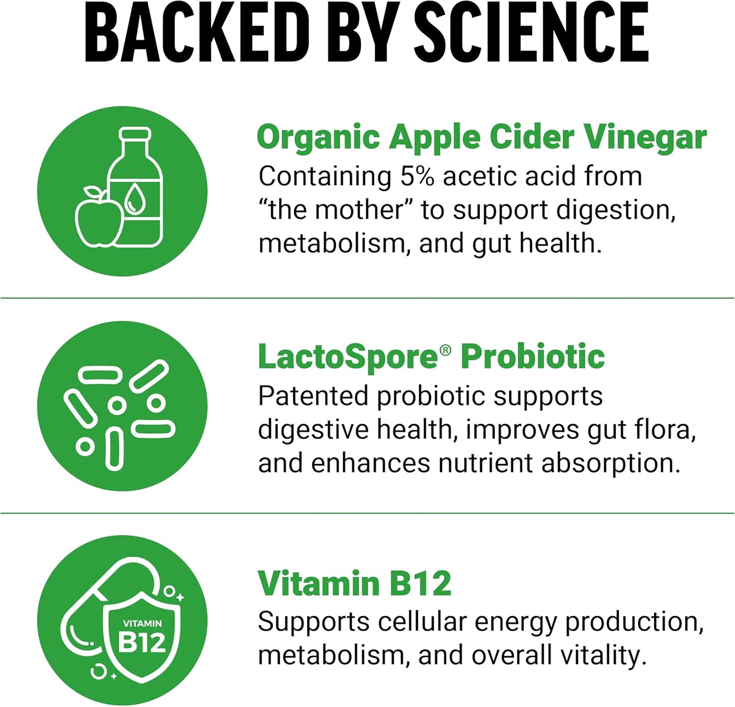 Force Factor ProbioSlim Apple Cider Vinegar Gummies with Organic LactoSpore Probiotics and Prebiotics, 60 Gummies
