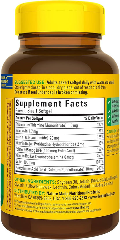 Nature Made Super B Energy Complex - 60 softgels