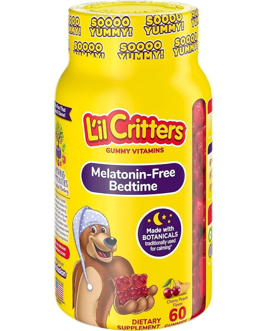 L’il Critters Melatonin-Free Bedtime Dietary Supplement for Kids, 60 Gummies