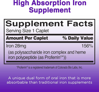 Feosol Complete Dual Iron, 30 Count