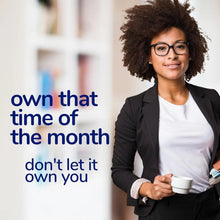 her own PMS, Supports PMS Symptoms, Promotes Positive Mood, Natural Hormone Balance, Helps Relieve Cramping, Hot Flashes Menopause Relief, Gluten and Soy Free, Vegan, 30 Capsules, 30 Servings Her Own