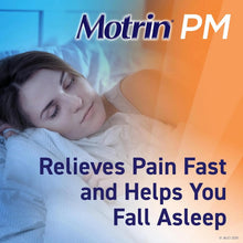 Motrin PM Caplets, 200 mg Ibuprofen & 38 mg Sleep Aid, Nighttime Relief for Minor Pains, 80 ct Motrin