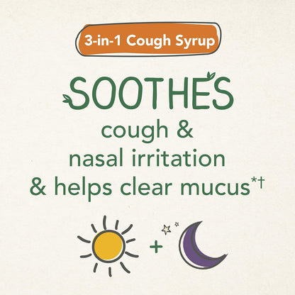 Vicks Children's Botanicals Cough Syrup + Mucus + Nasal Delicious Kids' Berry Flavor 4 Fl Ounce (Pack Of 2) 8 Fl Ounce