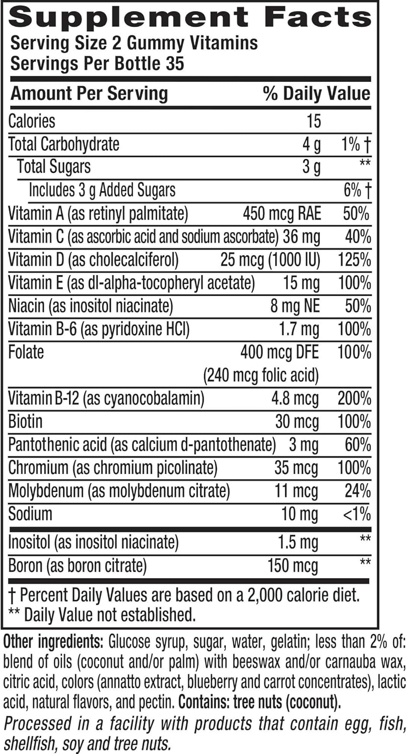 Vitafusion MultiVites Gummy Vitamins, 70ct