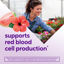 Vitafusion Iron Gummy Vitamin Supplement, Supports Red Blood Cell Production*, Guava Hibiscus Flavor, 30 Servings, 60 Count vitafusion