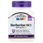 21st Century Berberine HCl 1000 mg Per Serving, 60 Count