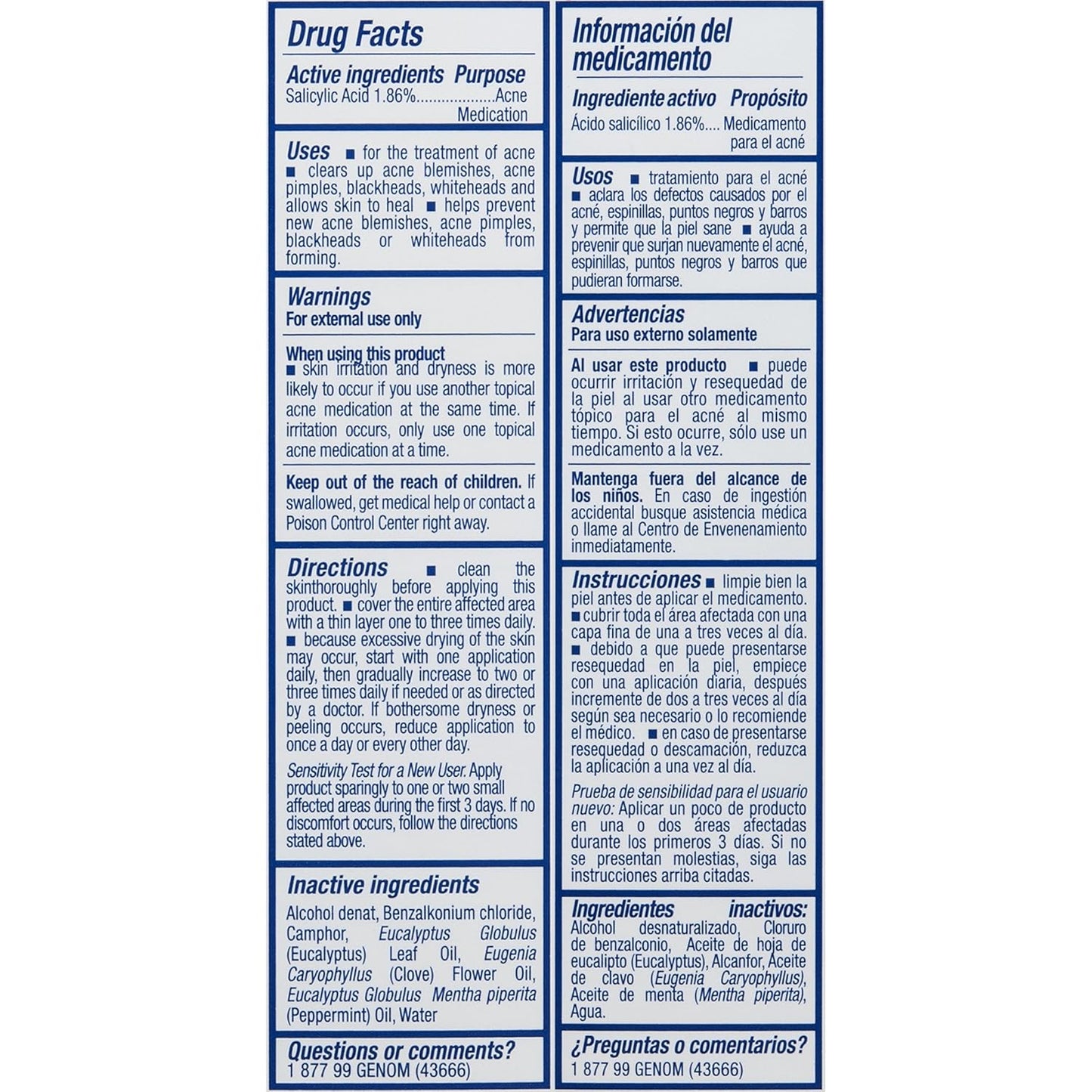 Asepxia Acne Lotion with Salicylic Acid, Pimples and Blackheads, 4 fl oz
