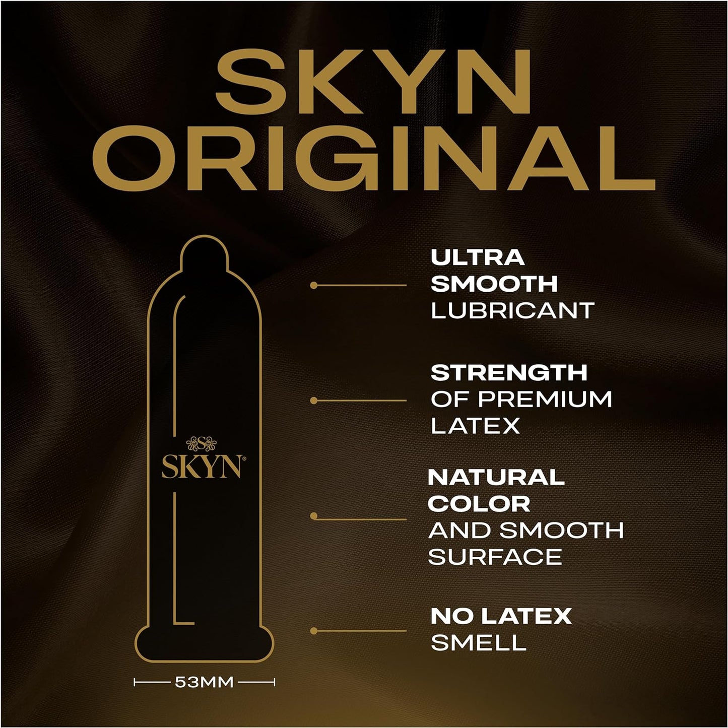 SKYN Non-Latex Lubricated Condoms, 12 Count